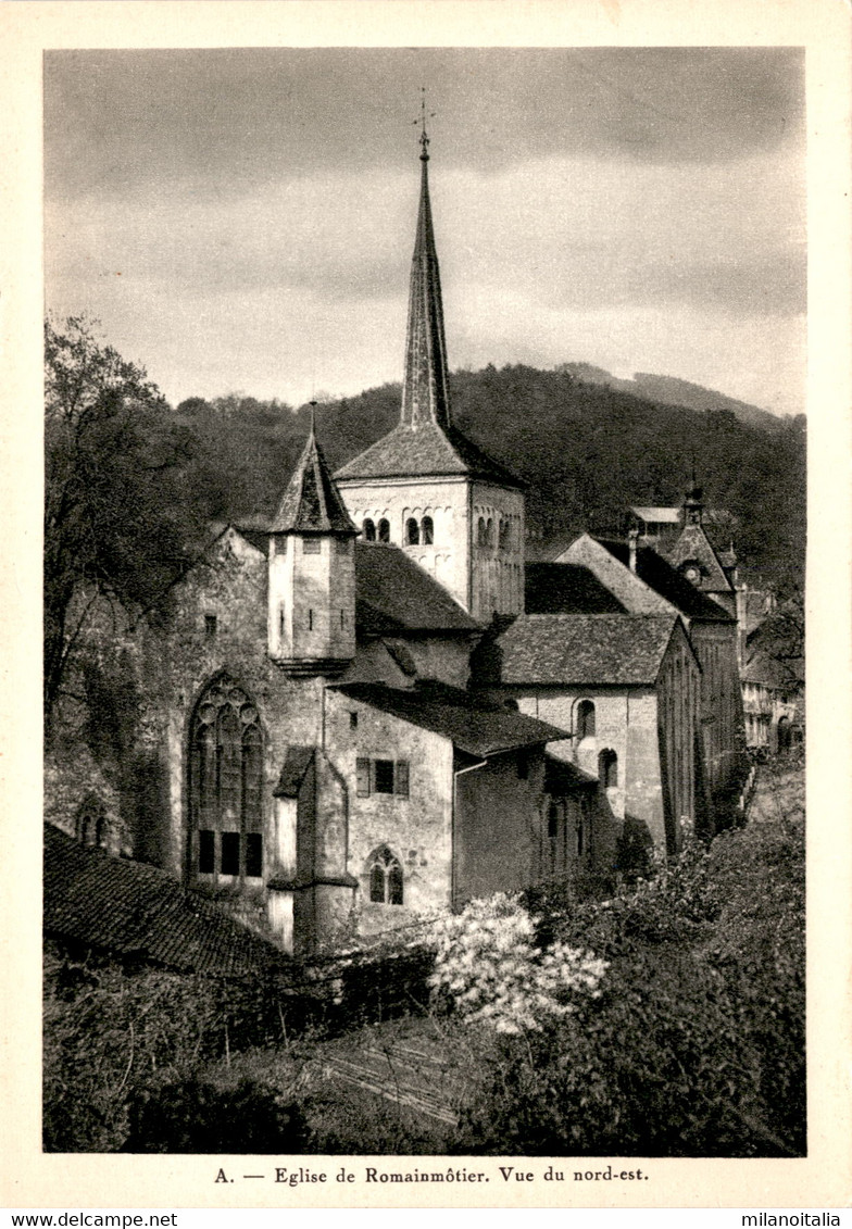 Eglise De Romainmotier - Vue Du Nord-est (A.) - Romainmôtier-Envy