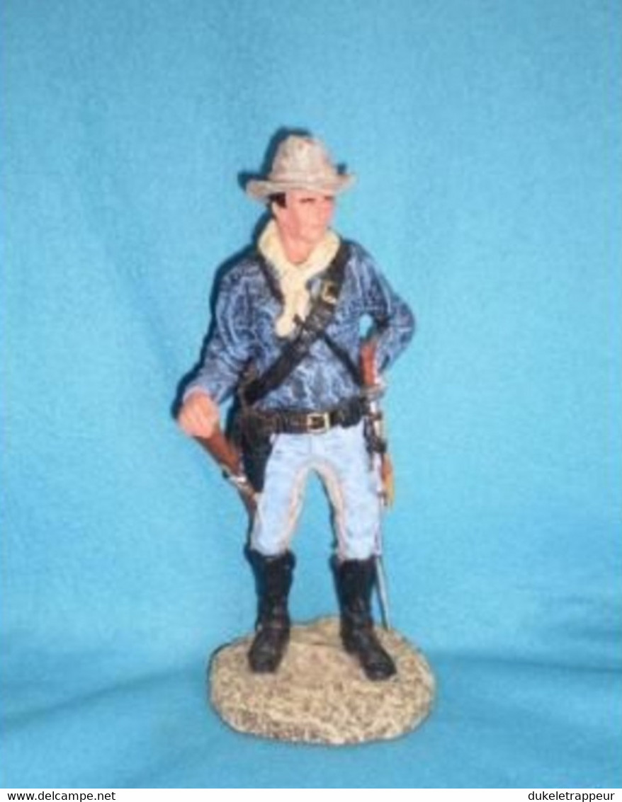 Statuette "Daniel MONFORT" Collection !!! "PRIVATE-U.S.CAVALRY" ! - Andere & Zonder Classificatie