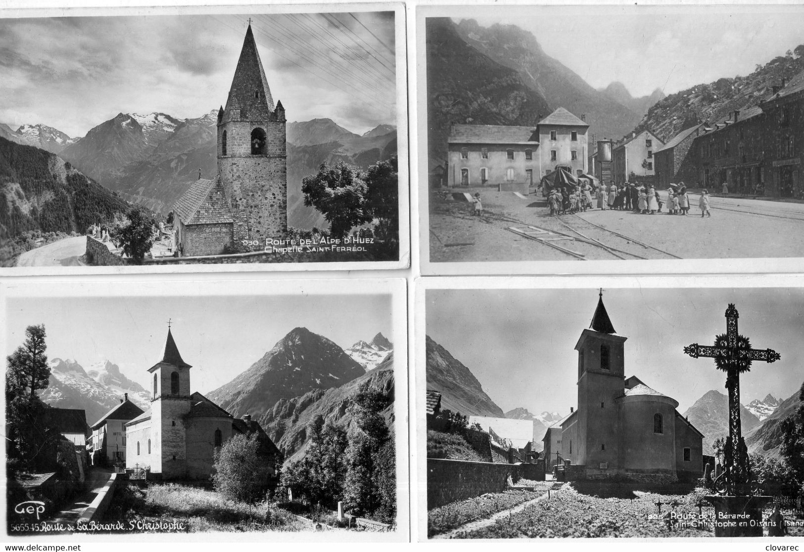 LOT DE 30 CARTES Semi-moderne Canton De BOURG D'OISANS "Alpes D'huez ;;;;; - Bourg-d'Oisans