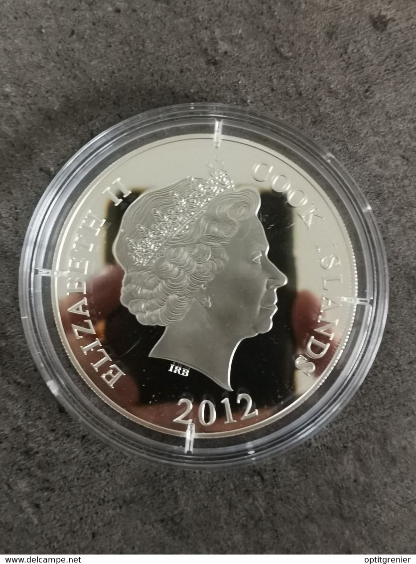 10 DOLLARS ARGENT 2012 1 OZ BIG SILVER 999 / ILES COOK / LA CIVILISATION CHINOISE / CERTIFICAT / COOK ISLANDS - Cookeilanden