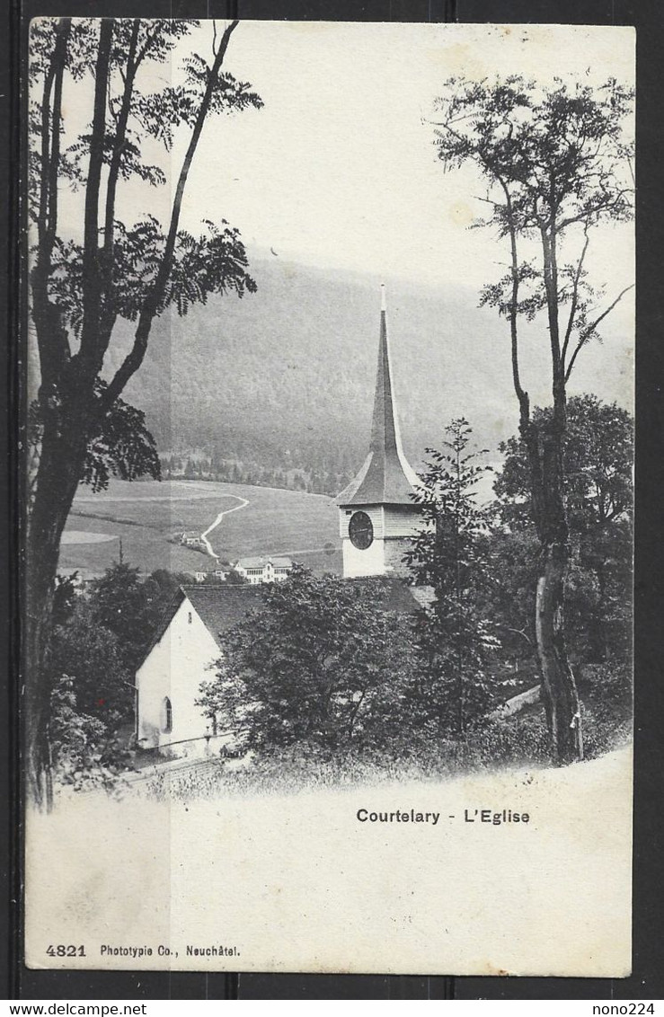 Carte P De 1906 ( Courtelary - L'Eglise ) - Court