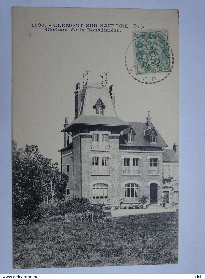 CPA (18) Cher - CLEMONT SUR SAULDRE - Château De La Bourdinière - Clémont