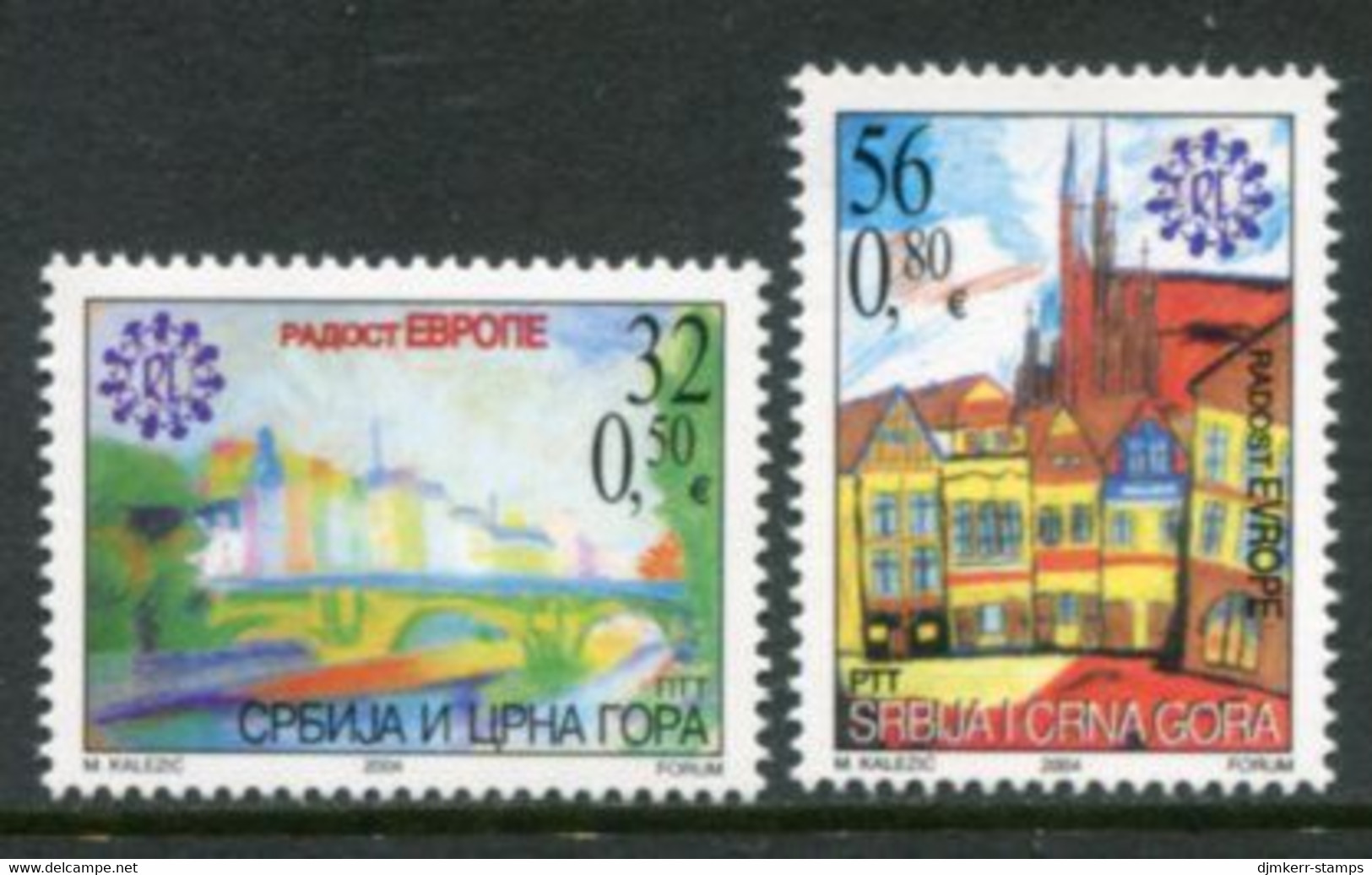 YUGOSLAVIA (Serbia & Montenegro) 2004  Universal Children's Day  MNH / **  Michel 3215-16 - Nuovi