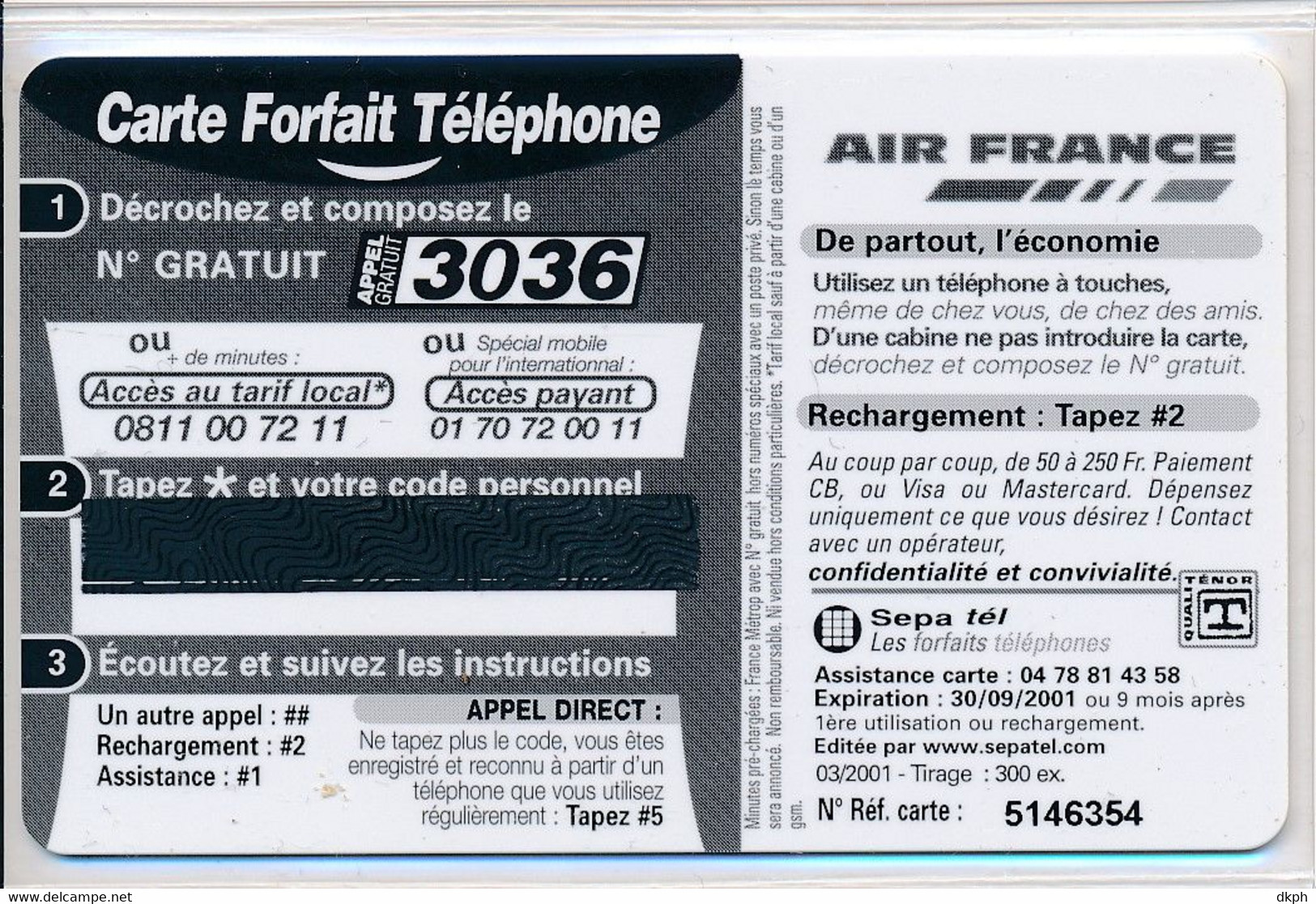 PREPAYEE SEPATEL AIR FRANCE CARGO SUPER PELICAN BOEING REF DIV53 - Other & Unclassified