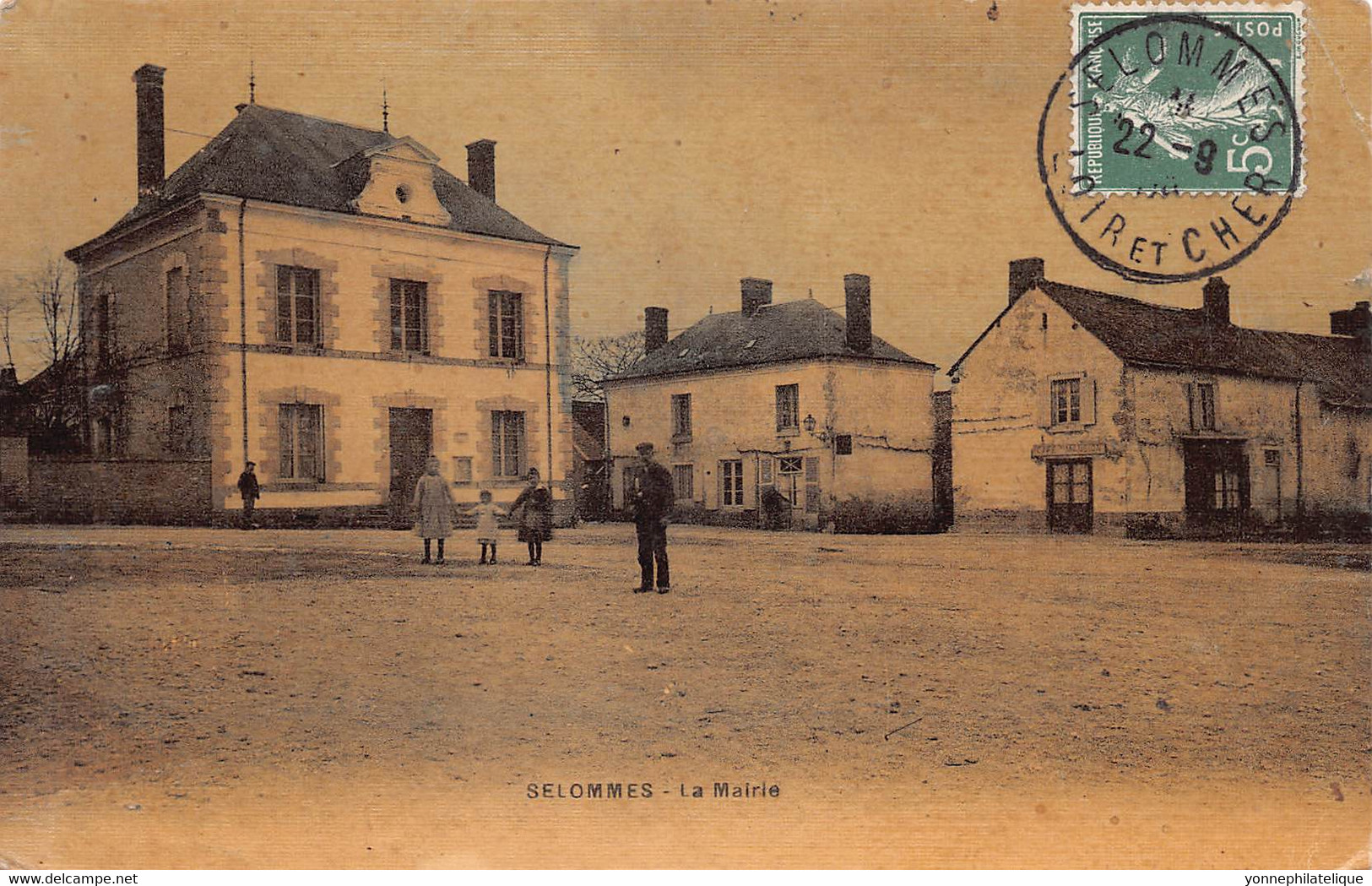 41 - LOIR ET CHER - SELOMMES - 10404 - La Mairie - Photo-peinture - Selommes