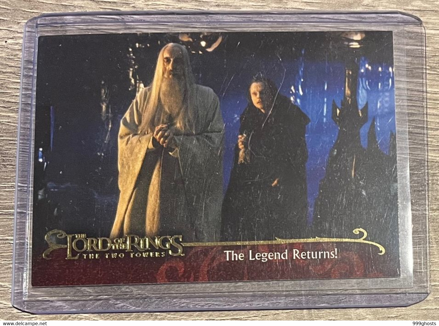 Lord Of The Rings PROMO Trading Card The Two Towers P1 - Mint Condition - TOPPS - Lord Of The Rings