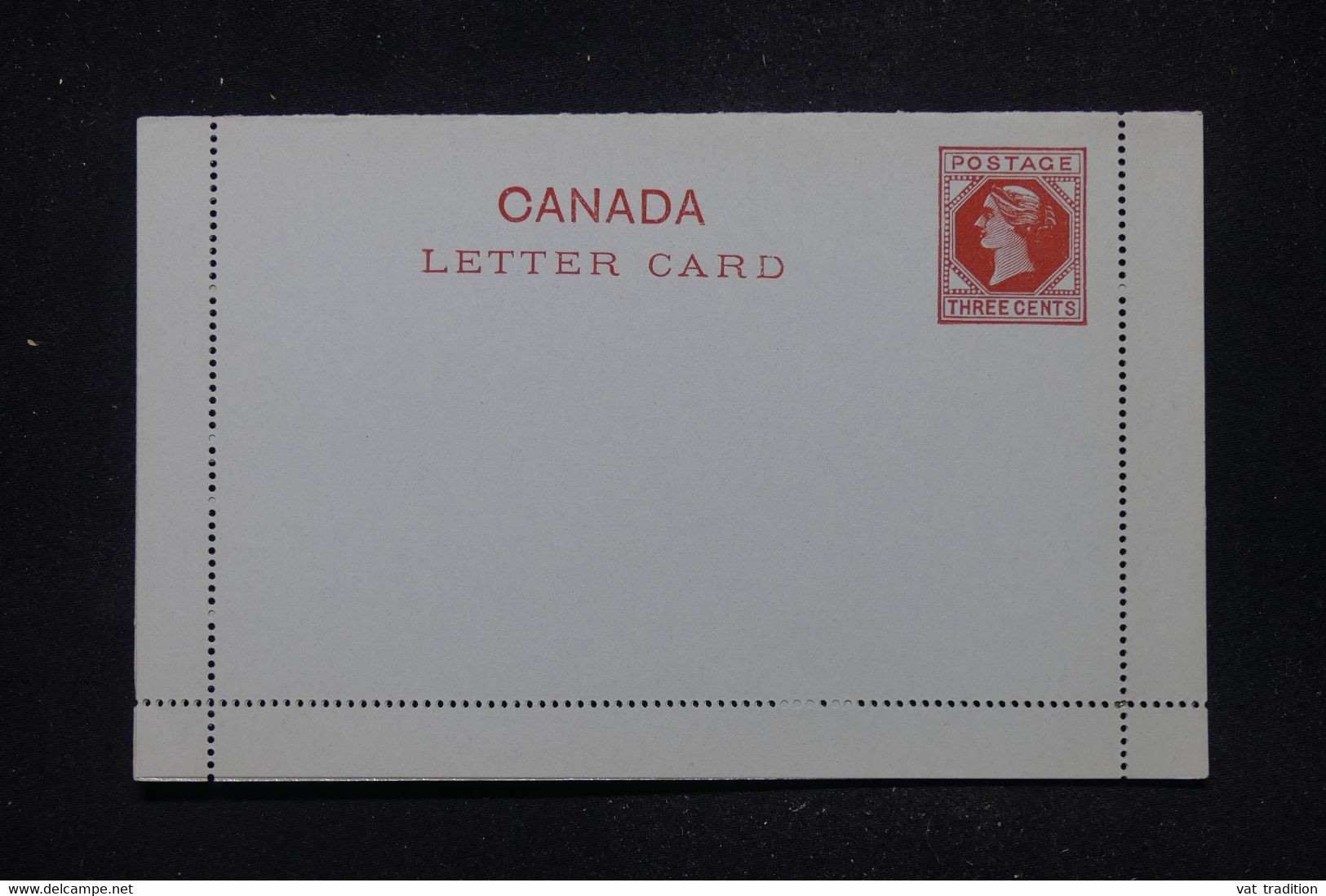 CANADA - Entier Postal Type Victoria ( Carte Lettre ), Non Circulé - L 113848 - 1860-1899 Règne De Victoria