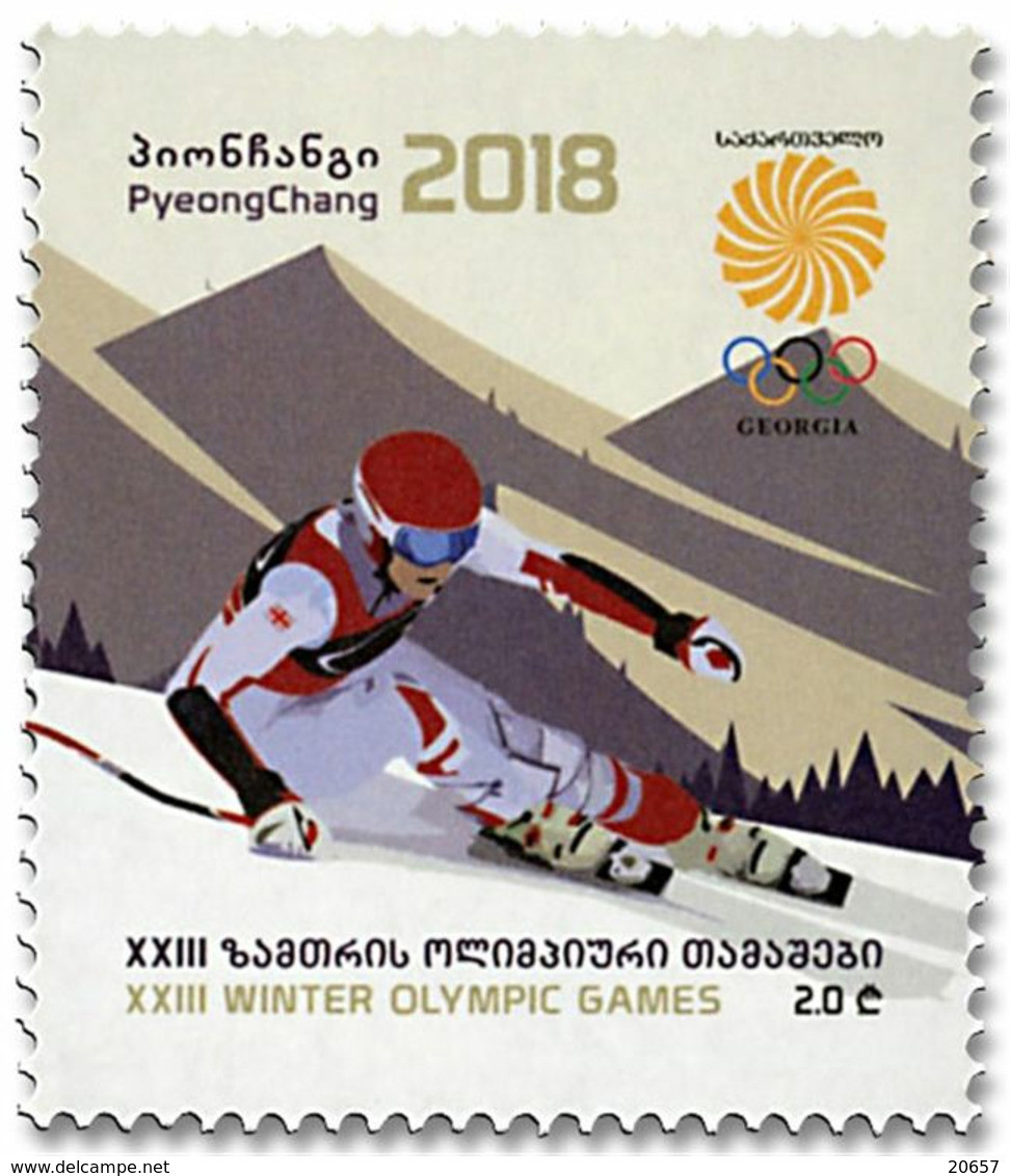 Géorgia Géorgie 526 JO PyeongChang - Hiver 2018 : Pyeongchang