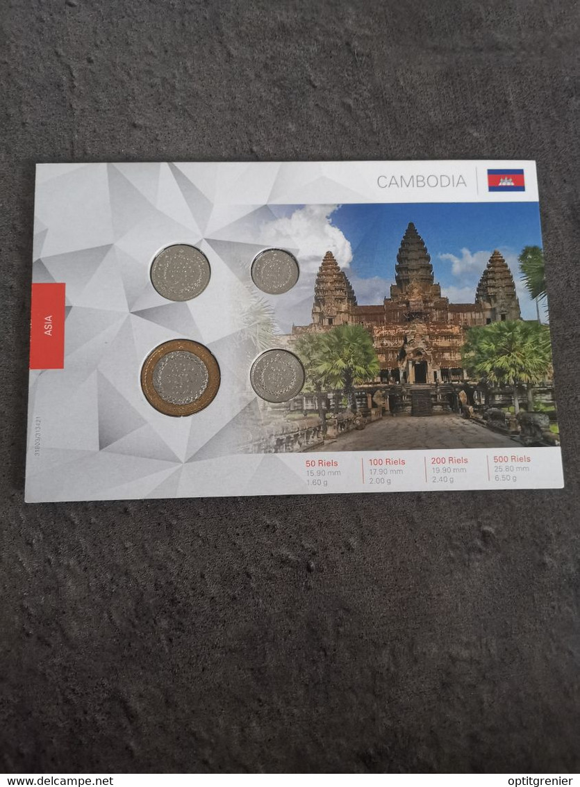 COIN SET / BLISTER MONNAIE CAMBODGE CAMBODIA - Camboya
