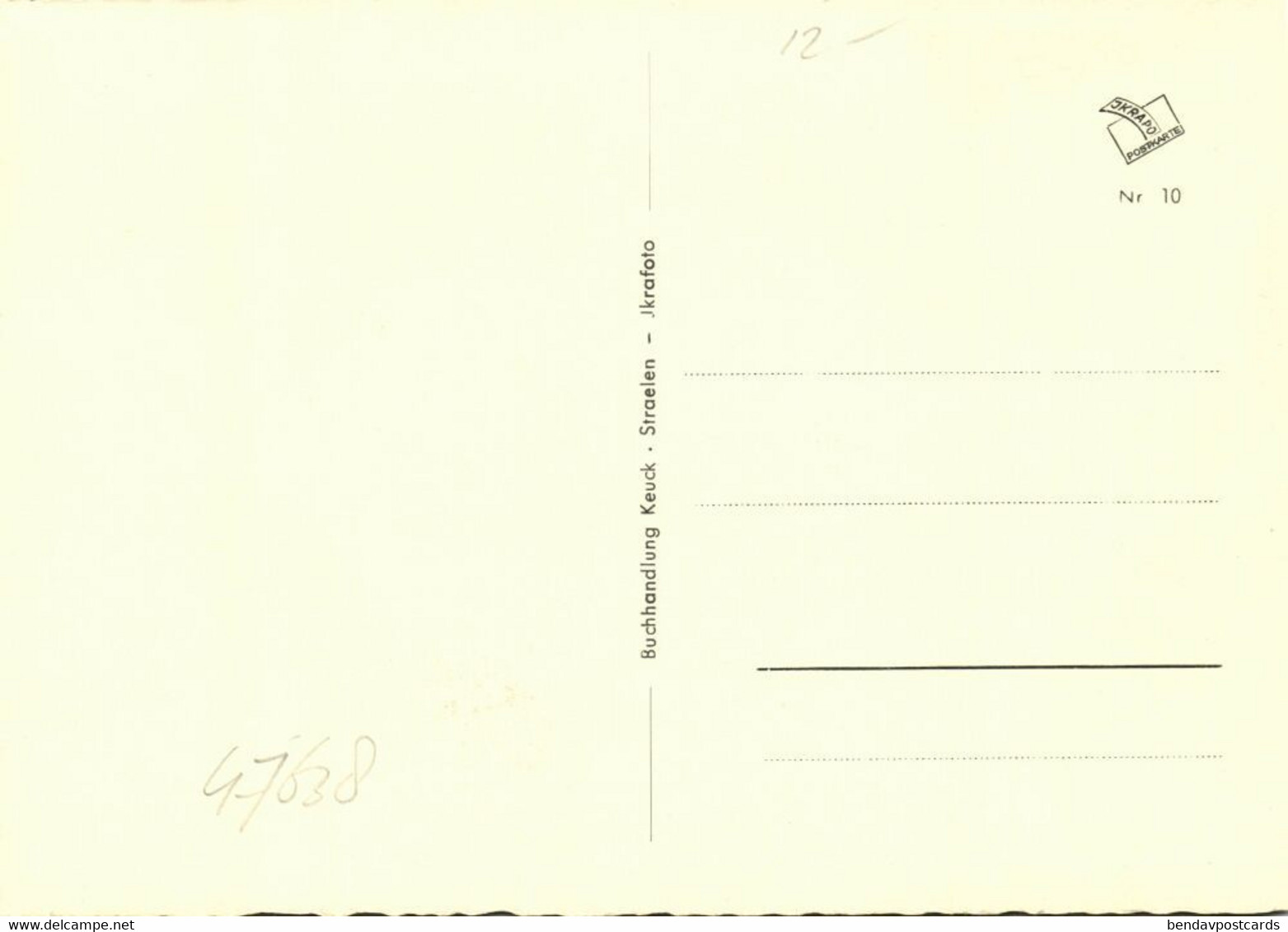 STRAELEN, Straßenszene Mit Sparkasse (1950s) AK - Straelen