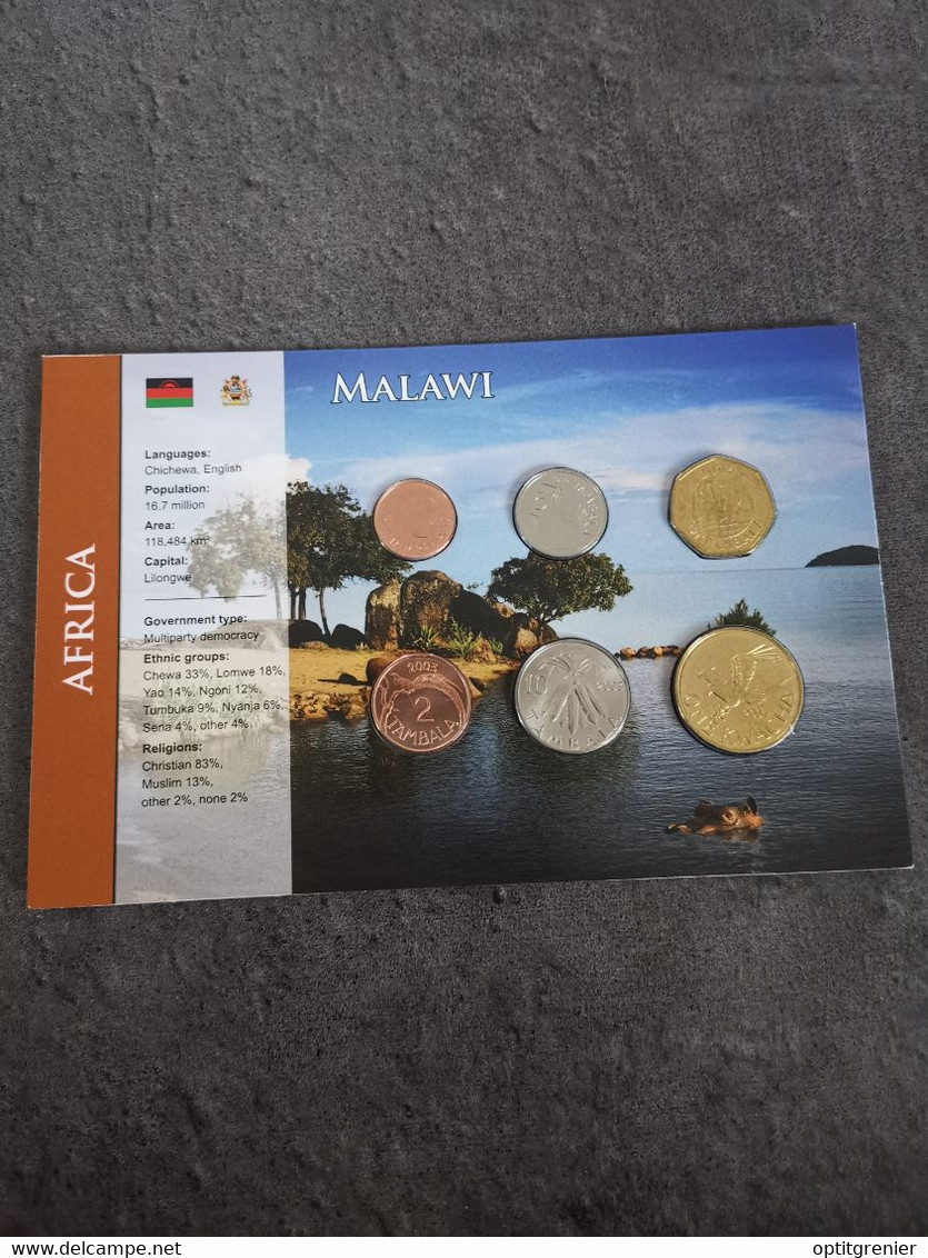 COIN SET / BLISTER MONNAIE MALAWI - Malawi