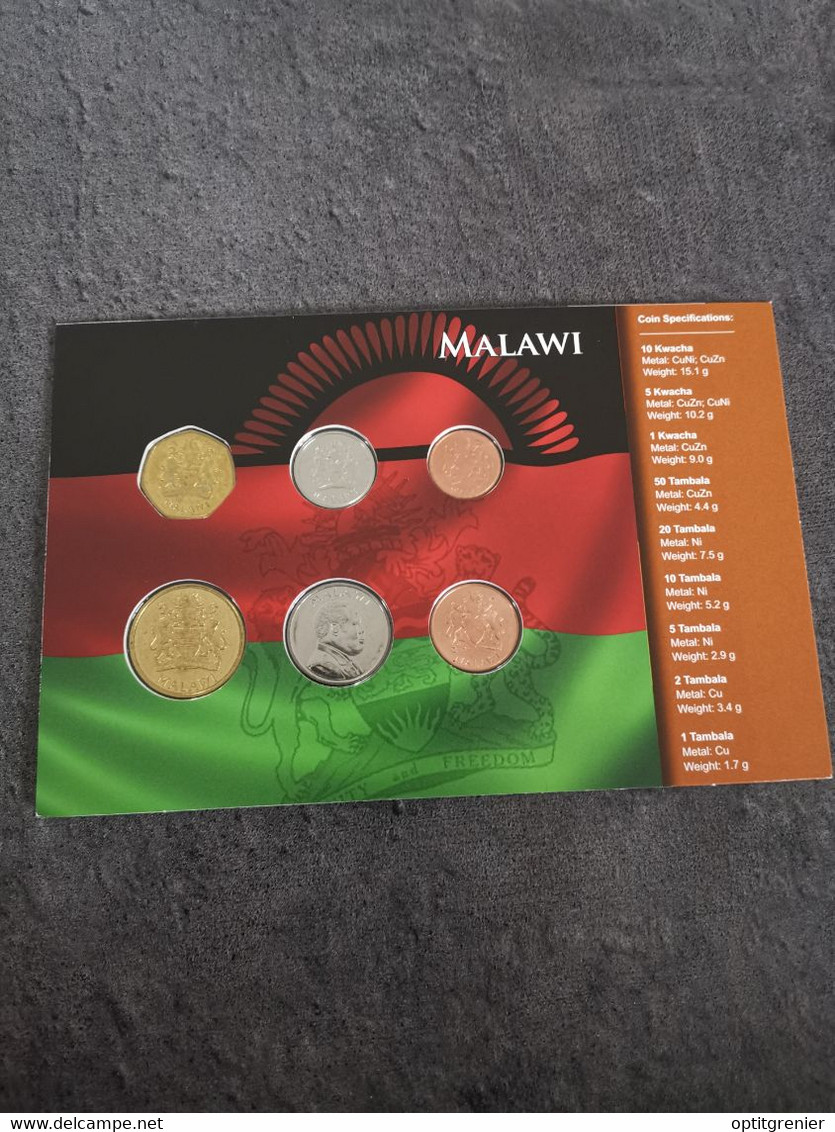 COIN SET / BLISTER MONNAIE MALAWI - Malawi