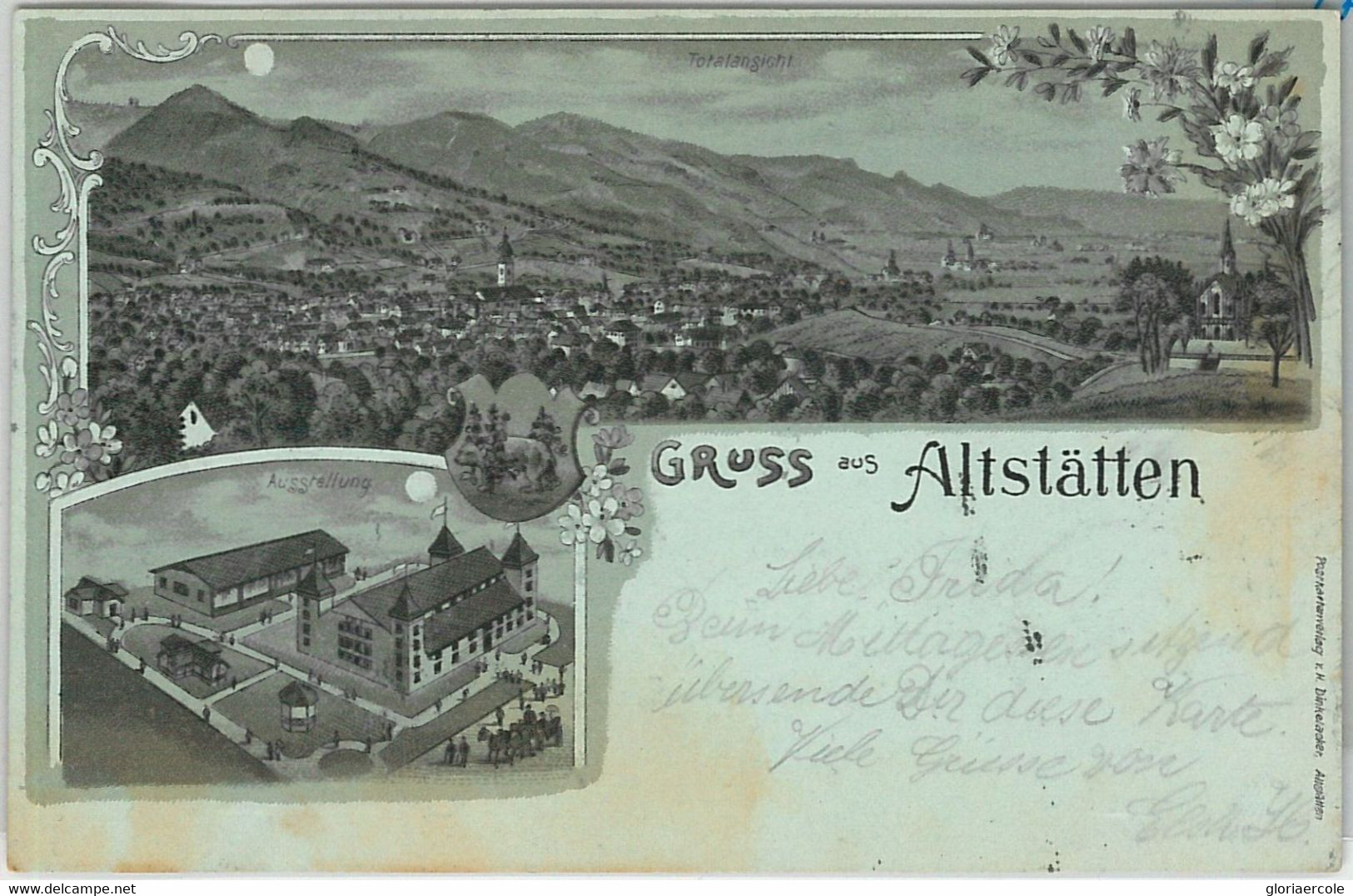 57502 - SWITZERLAND Schweiz - Ansichtskarten VINTAGE  POSTCARD - SG  Altstätten 1899 - Altstätten