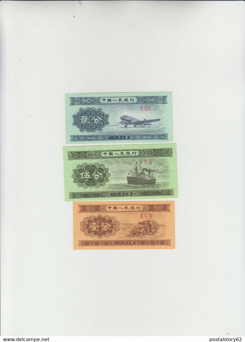 Asia, Lot 3 Banconote Unc. - Otros – Asia