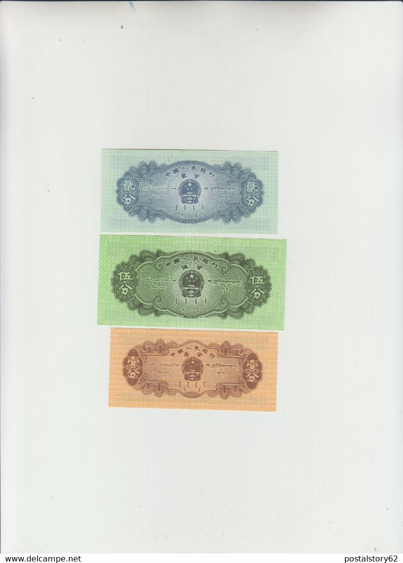 Asia, Lot 3 Banconote Unc. - Sonstige – Asien