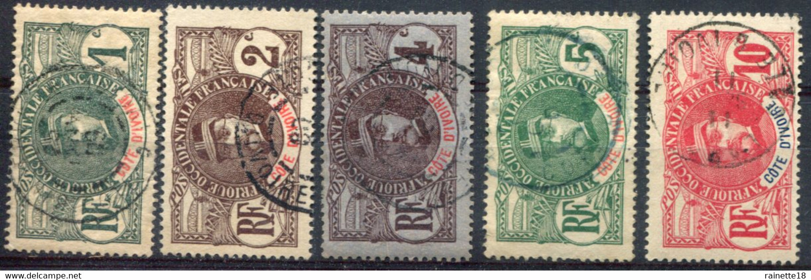 Cote D'Ivoire     21/25  Oblitérés - Used Stamps