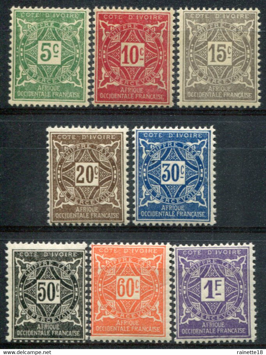 Cote D'Ivoire    Taxes  9/16 ** - Unused Stamps
