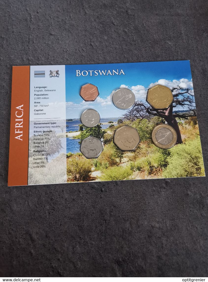 COIN SET / BLISTER MONNAIE BOTSWANA - Botswana