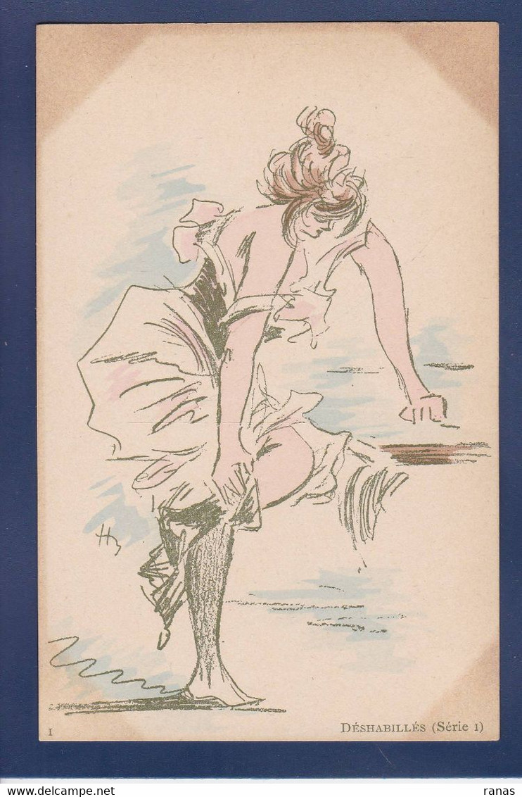 Cpa Boutet Henri Déshabillé érotisme Art Nouveau Non Circulé Femme Woman éros - Boutet