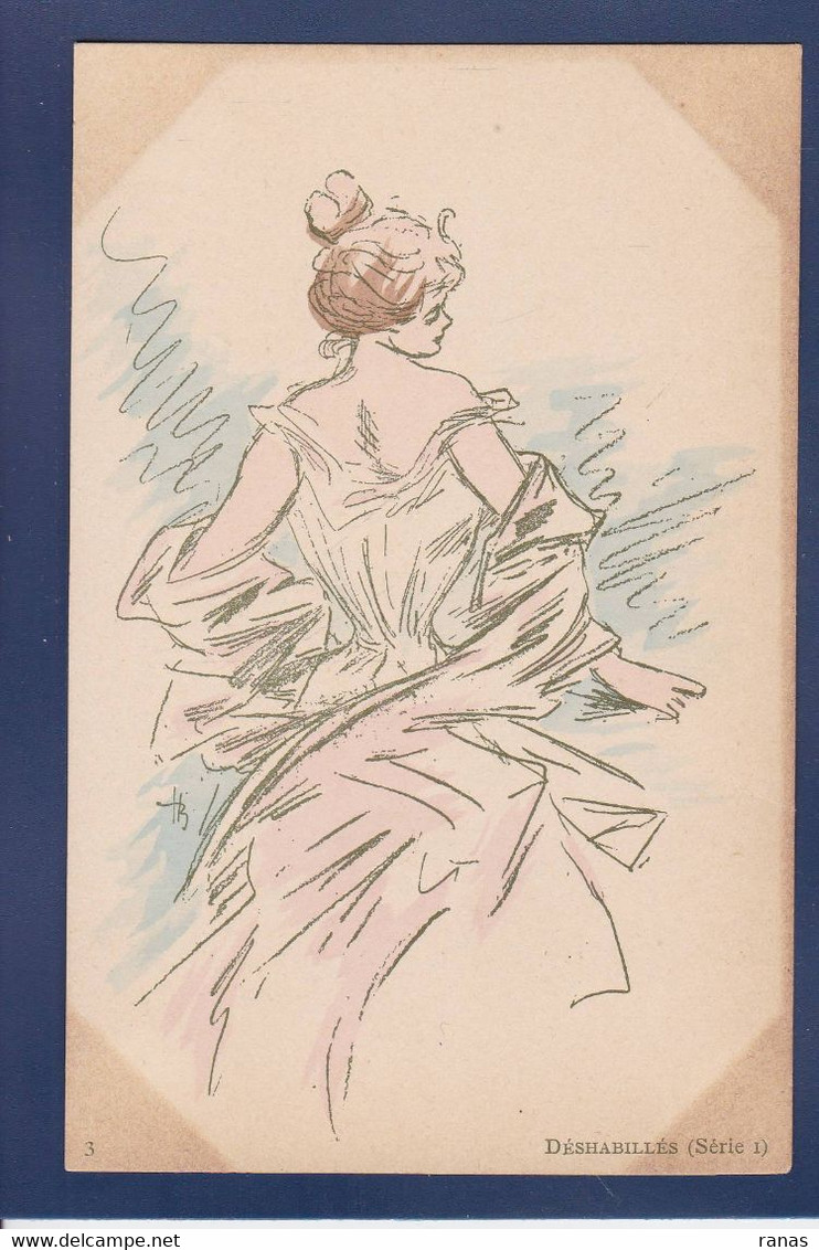 Cpa Boutet Henri Déshabillé érotisme Art Nouveau Non Circulé Femme Woman éros - Boutet