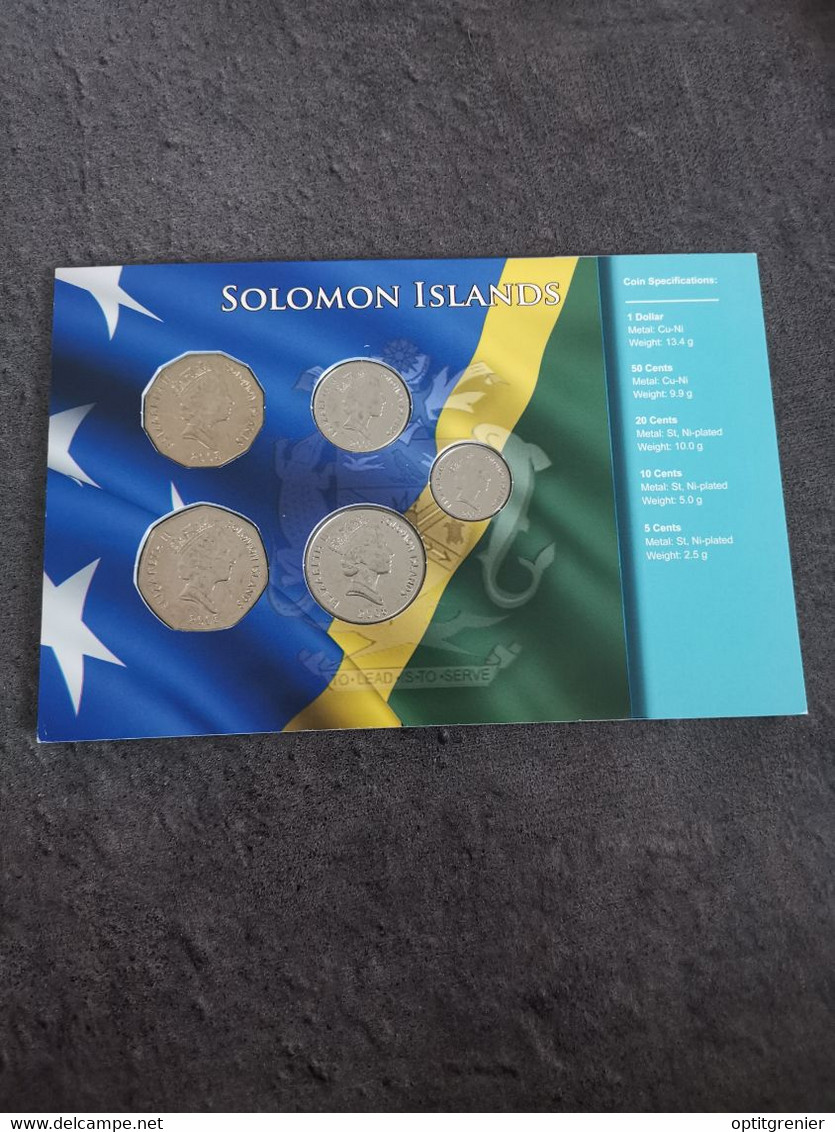 COIN SET / BLISTER MONNAIE ILES SALOMON SOLOMON ISLAND 2005 - Salomonen