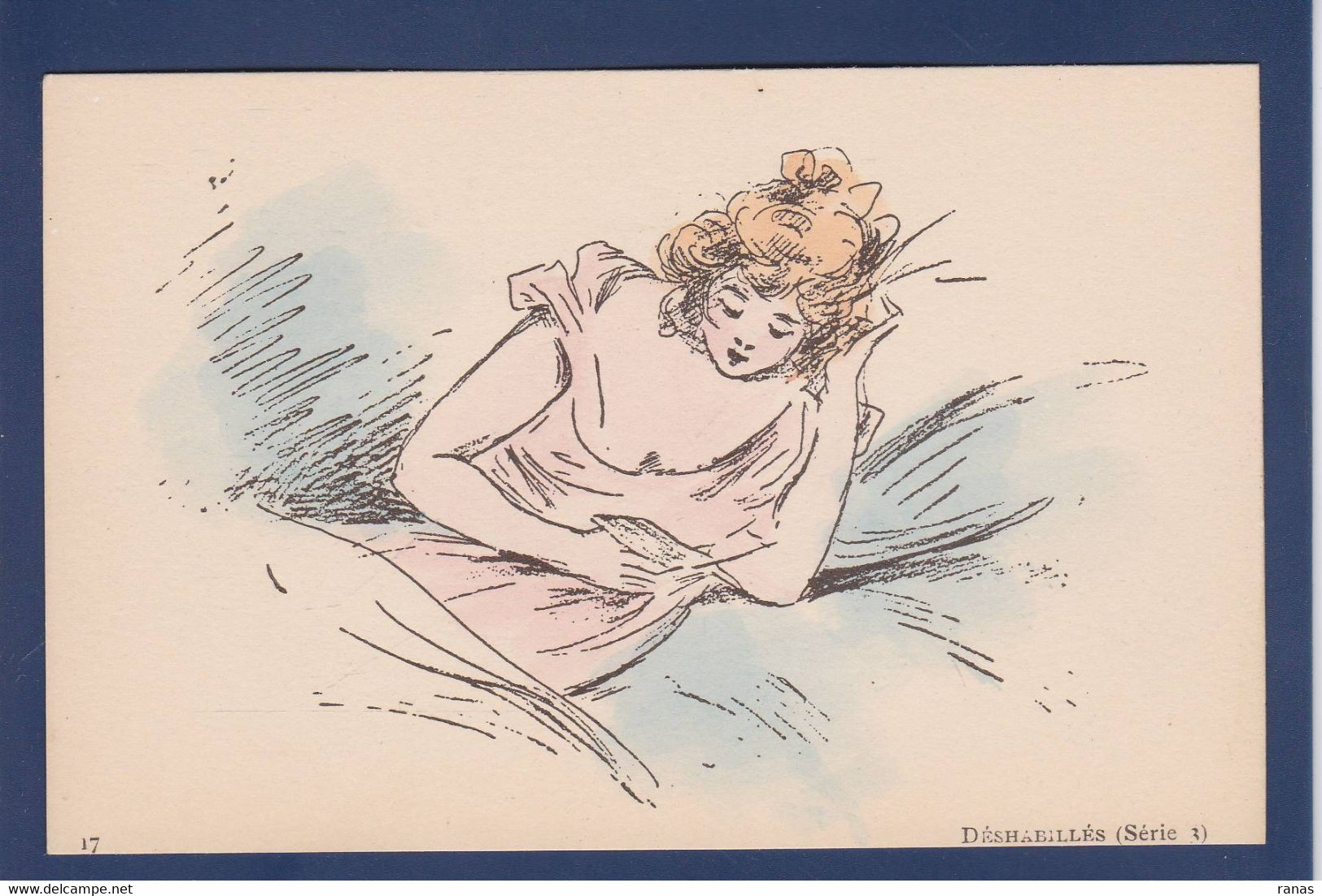 Cpa Boutet Henri Déshabillé érotisme Art Nouveau Non Circulé Femme Woman éros - Boutet