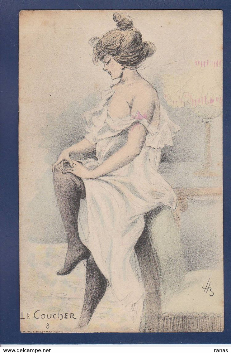 Cpa Boutet Henri Déshabillé érotisme Art Nouveau Non Circulé Femme Woman éros - Boutet