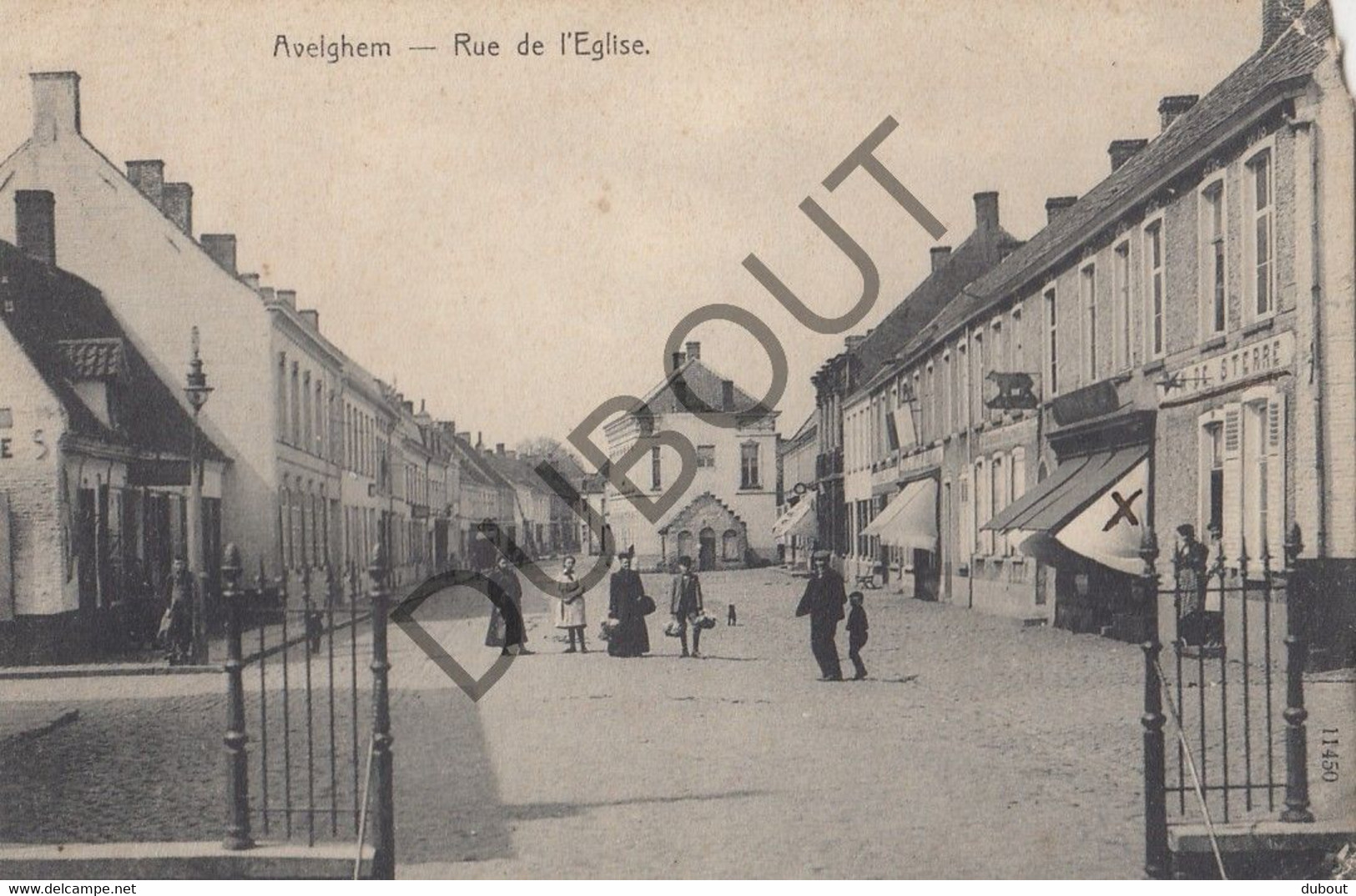 Postkaart/Carte Postale - AVELGEM - Rue De L'Eglise (C1719) - Avelgem