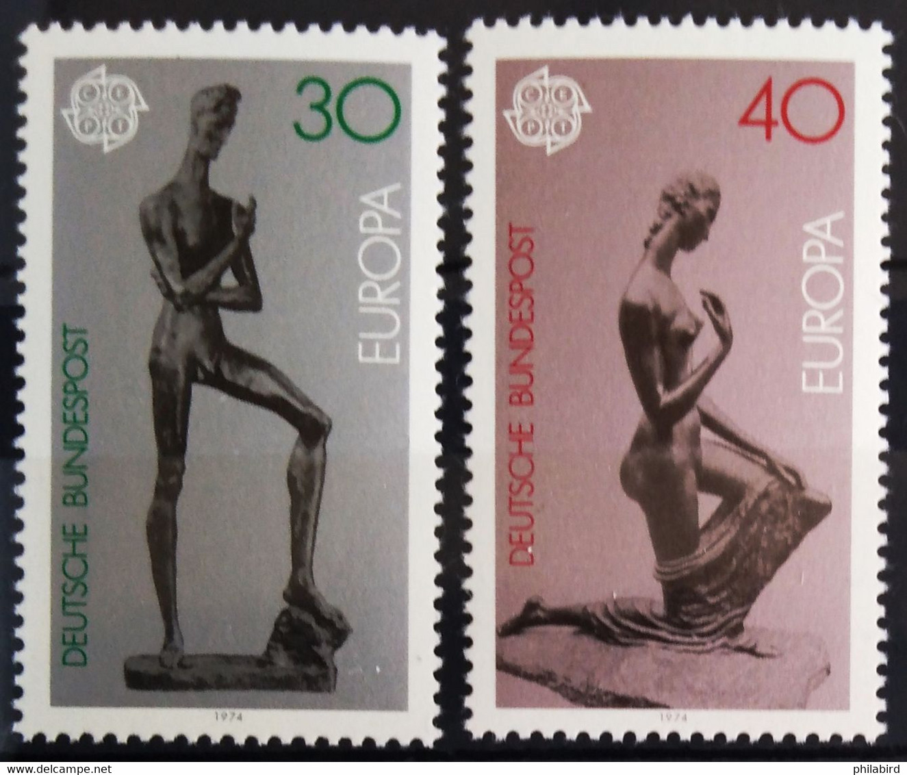 EUROPA 1974 - ALLEMAGNE                    N° 653/654                        NEUF** - 1974