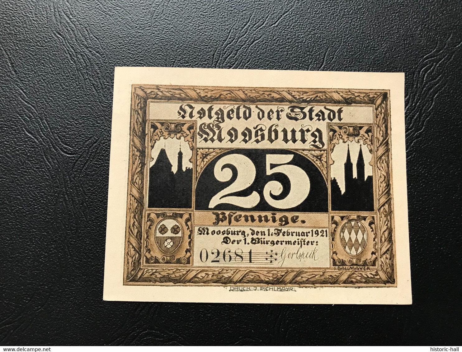 Notgeld - Billet Necéssité Allemagne - 25 Pfennig - Moosburg Isartor - 1 Fevrier 1921 - Zonder Classificatie