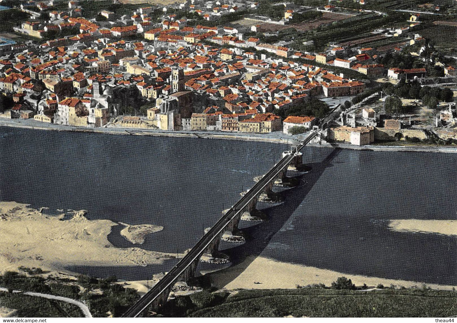 ¤¤    -    PONT-SAINT-ESPRIT    -  Vue Générale Sur Le Rhône Et La Ville        -   ¤¤ - Pont-Saint-Esprit