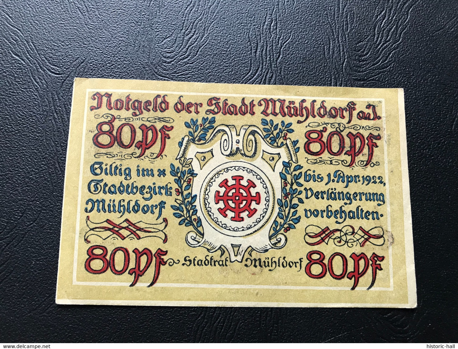 Notgeld - Billet Necéssité Allemagne - 80 Pfennig - Mühldorf - 1921 - Non Classés