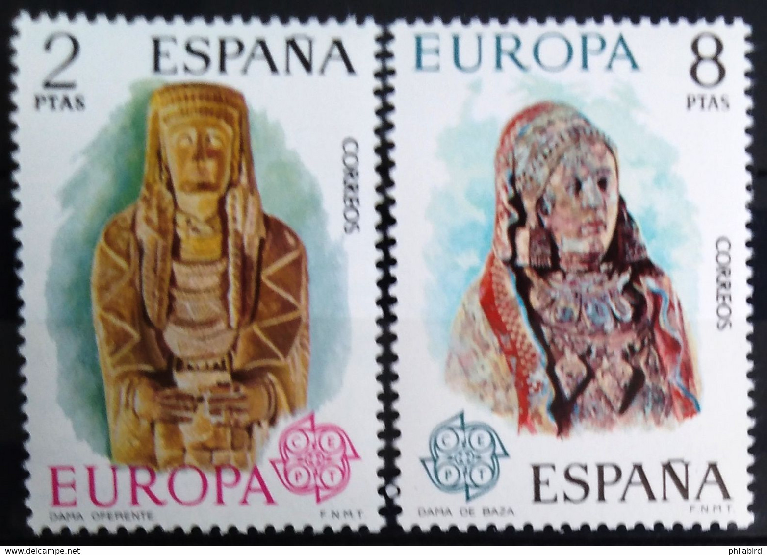 EUROPA 1974 - ESPAGNE                    N° 1829/1830                       NEUF* - 1974