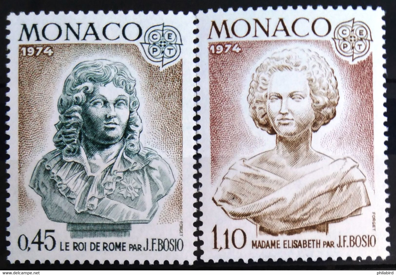 EUROPA 1974 - MONACO                    N° 957/958                       NEUF** - 1974