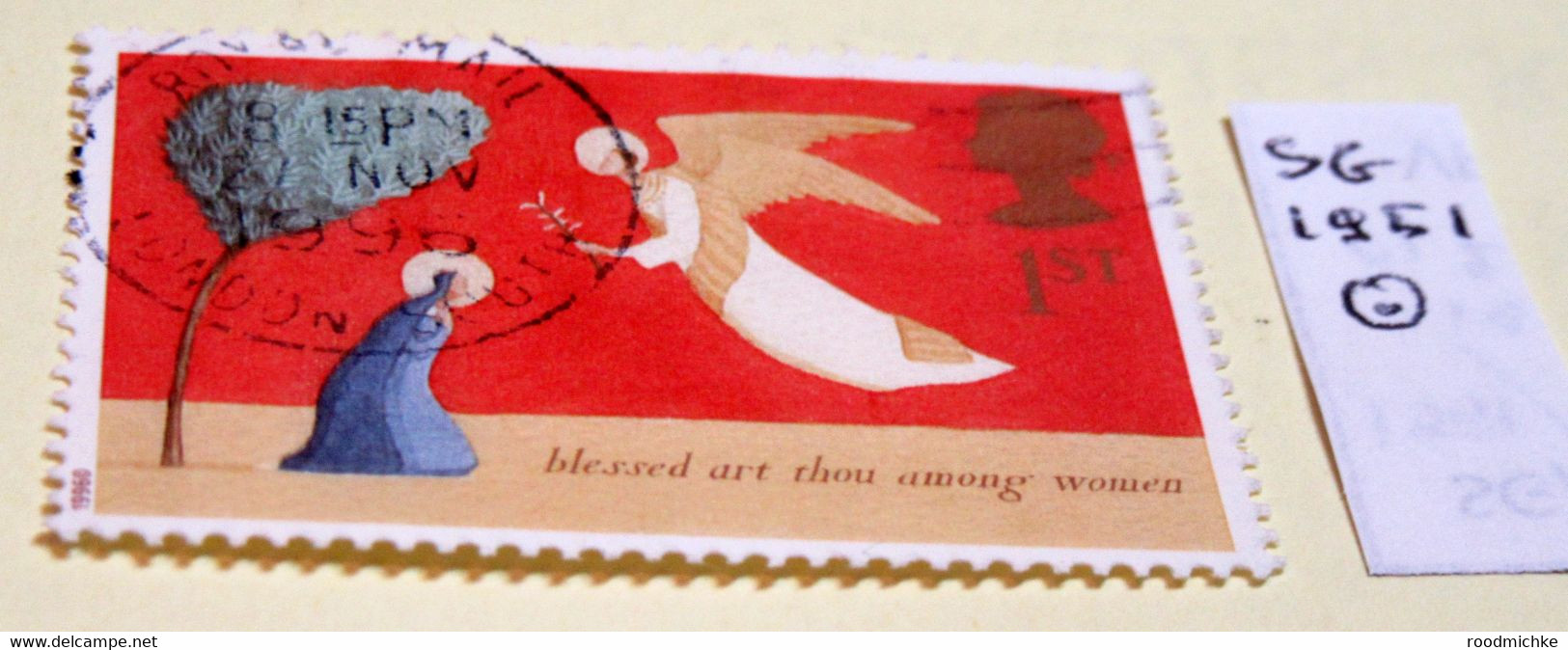 GB QE2 CHRISTMAS SG 1951  1ST  USED - Unclassified