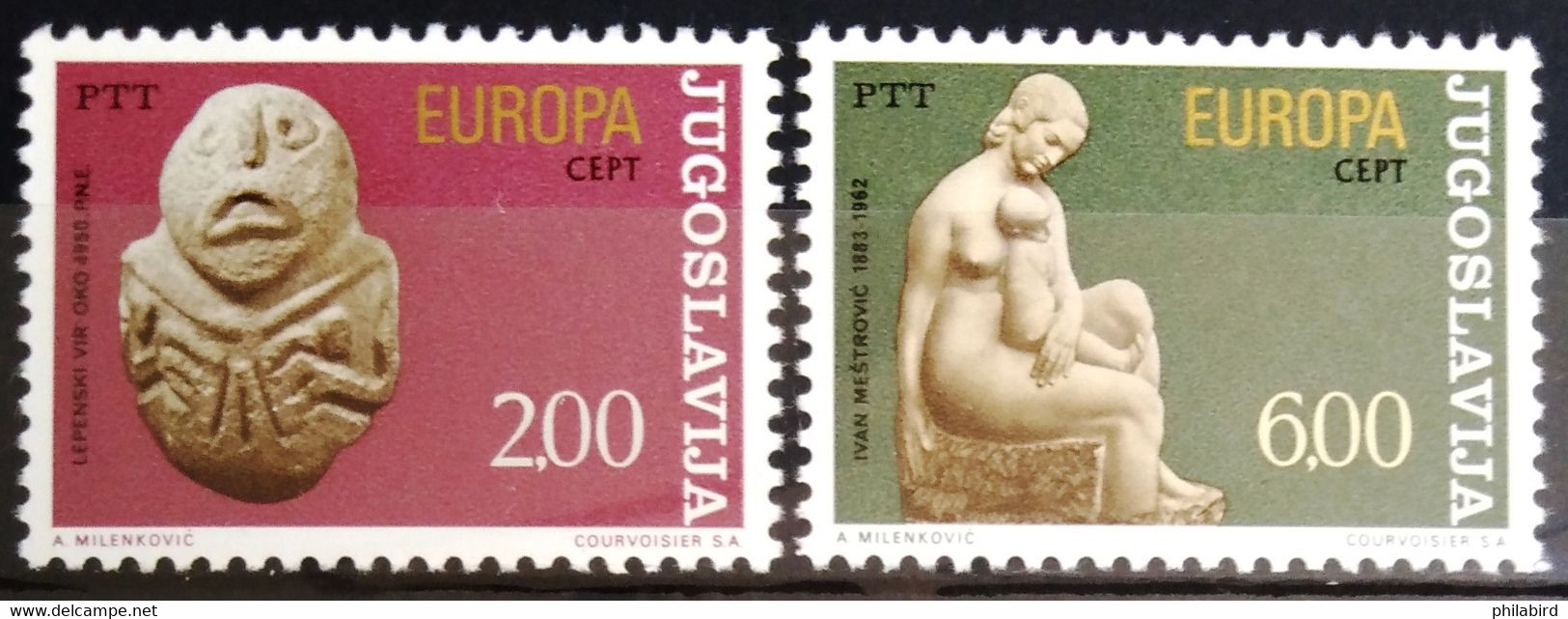 EUROPA 1974 - YOUGOSLAVIE                    N° 1438/1439                           NEUF* - 1974