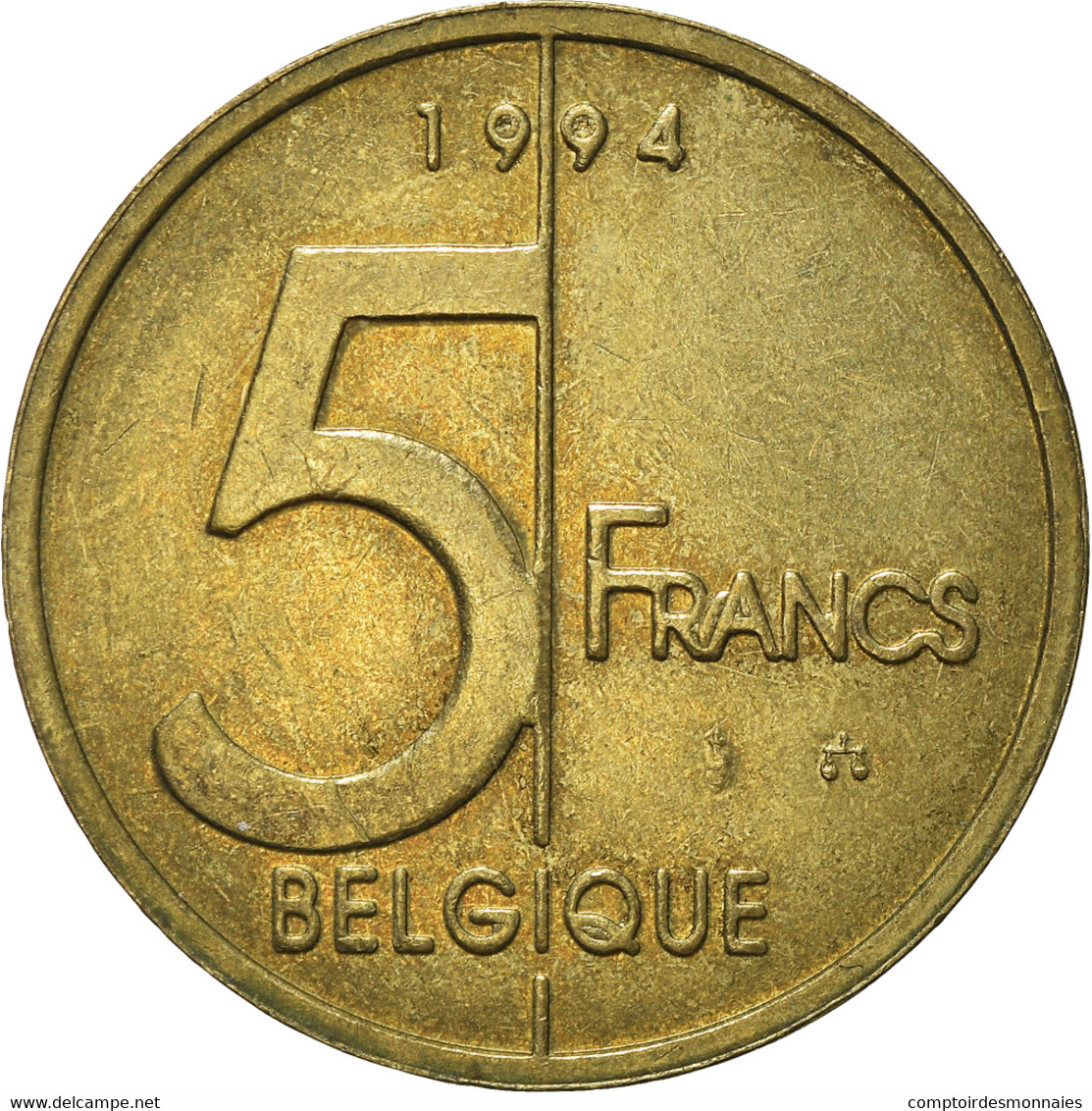 Monnaie, Belgique, Albert II, 5 Francs, 5 Frank, 1994, Bruxelles, TB+ - 5 Frank