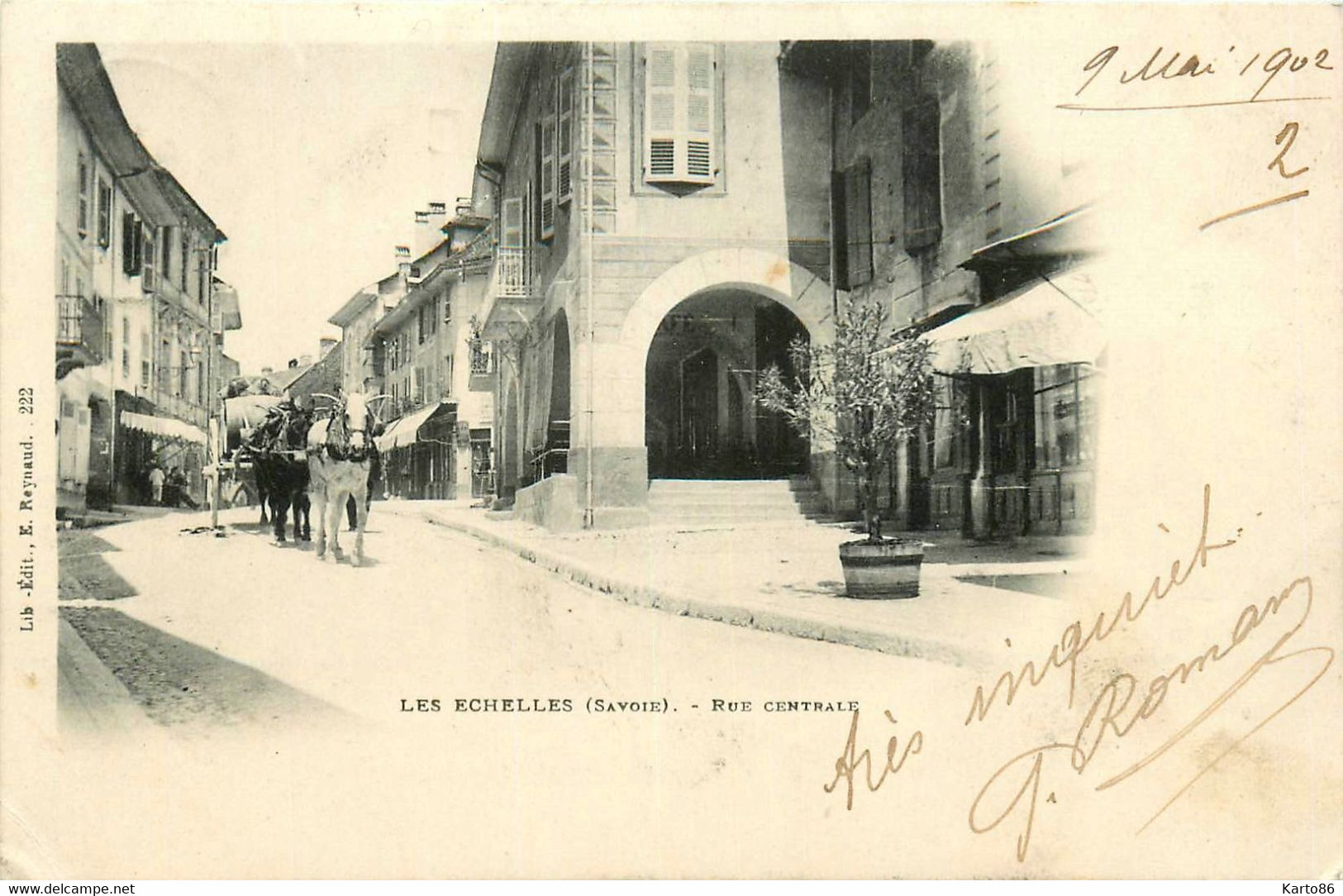 Les échelles * La Rue Centrale * Attelage - Les Echelles