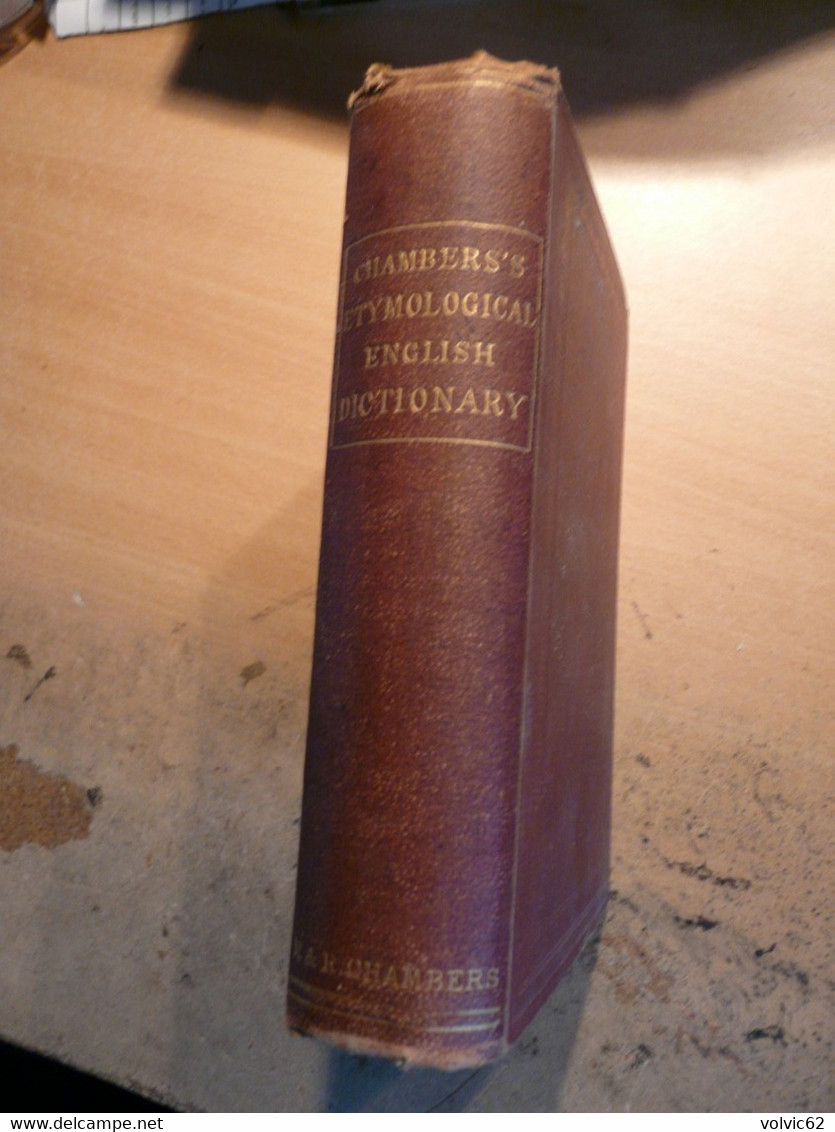 Etymological Dictionary Of The English Language  Chambers 1888 Andrew Findlater Dictionnaire Anglais - Cultura