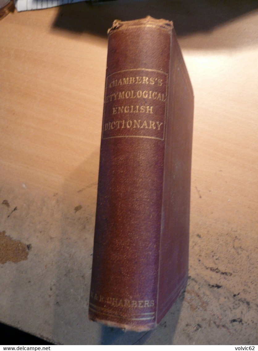 Etymological Dictionary Of The English Language  Chambers 1888 Andrew Findlater Dictionnaire Anglais - Cultural
