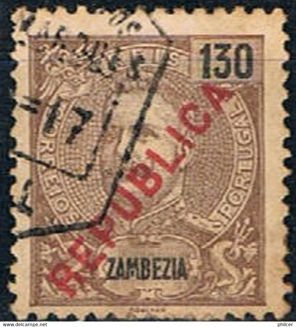 Zambézia, 1917, # 98, Used - Zambèze