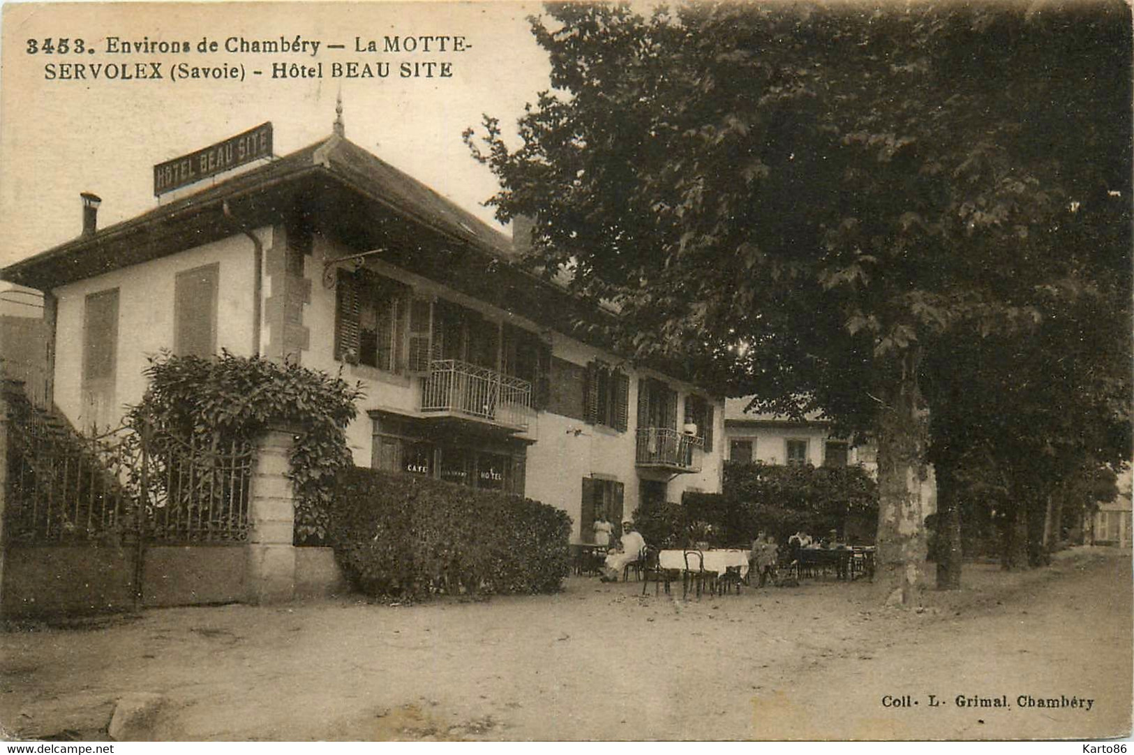 La Motte Servolex * Façade De L'hôtel Café Restaurant Beau Site - La Motte Servolex