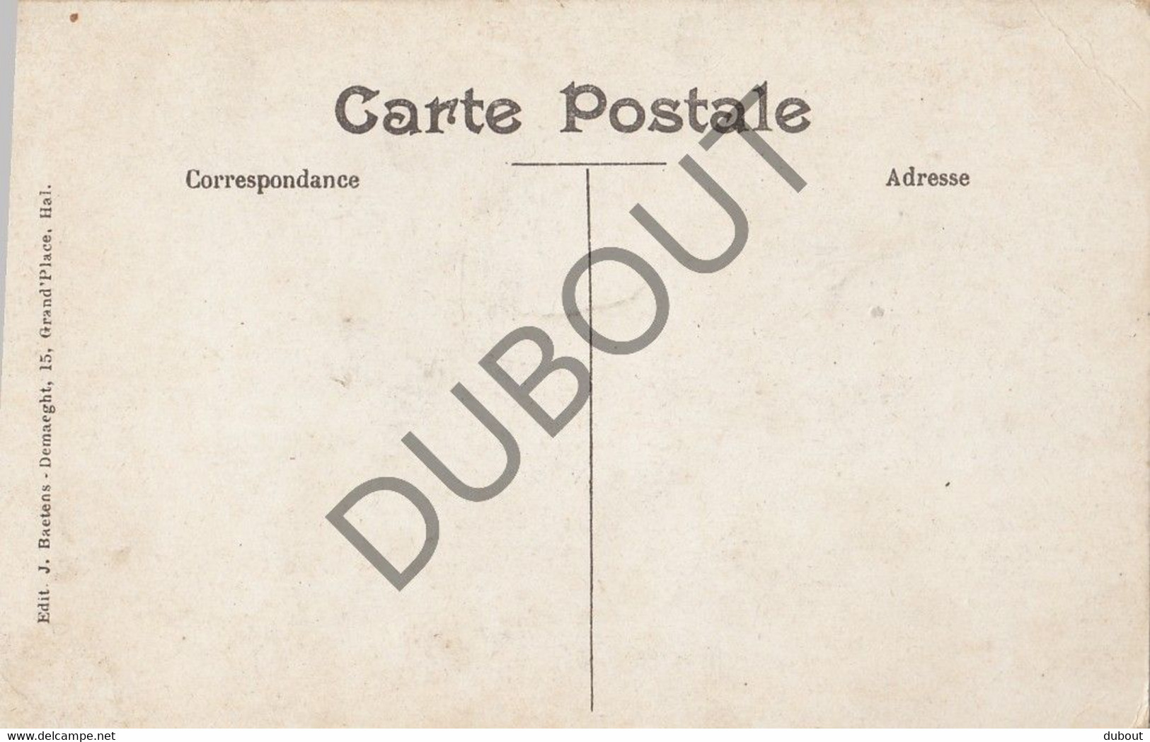 Postkaart/Carte Postale - HALLE - Villa De Voghel (C1688) - Halle