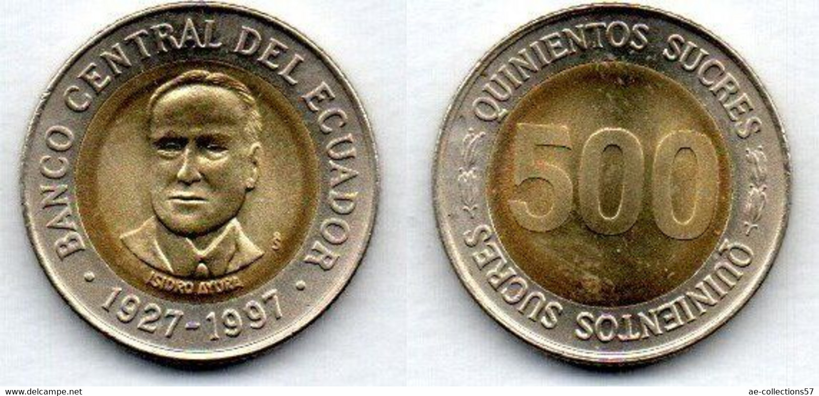 Equateur -  500 Sucres 1997 SPL - Ecuador