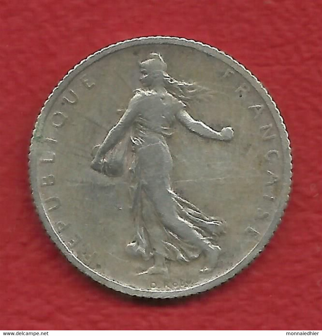 1 Franc , Semeuse , Argent , 1909, N° F # 217.14 , µ - Otros & Sin Clasificación