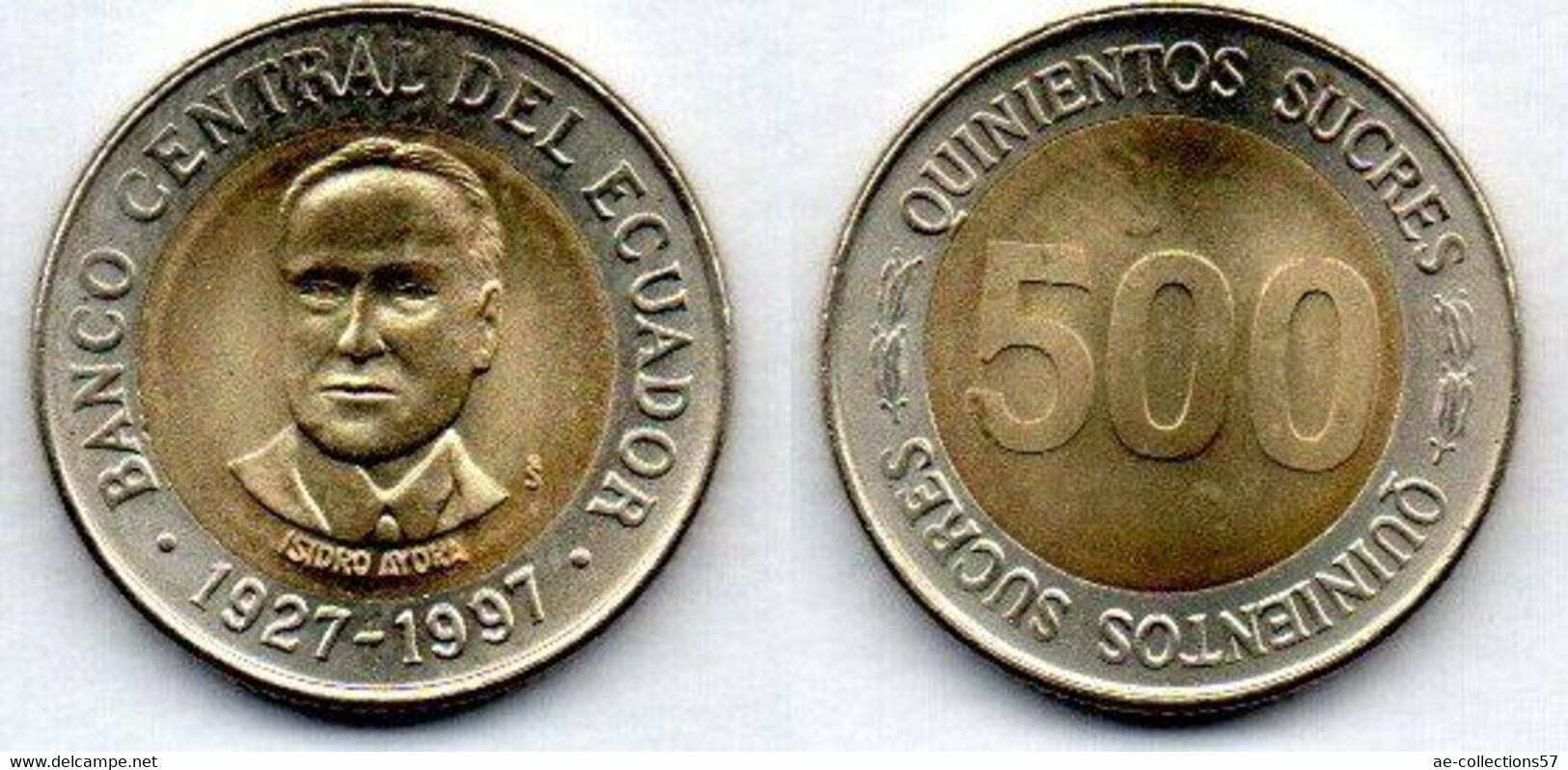 Equateur -  500 Sucres 1997 SPL - Ecuador