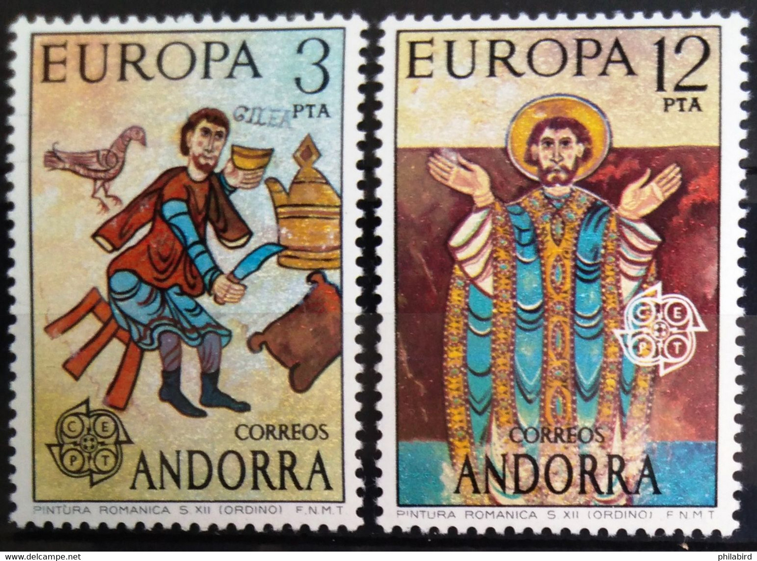 EUROPA 1975 - ANDORRE ESPAGNOL                    N° 89/90                        NEUF** - 1975