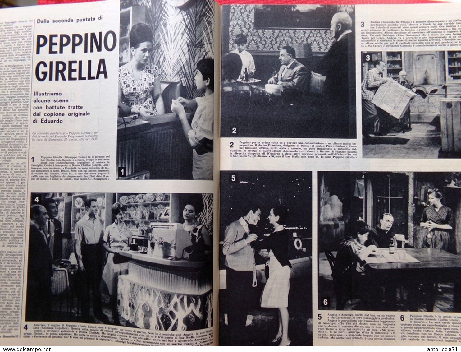 Radiocorriere TV Del 21 Aprile 1963 Cervi Lambertini Dorelli Girella Enciclica - Télévision