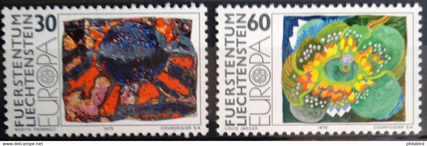 EUROPA 1975 - LIECHTENSTEIN                    N° 566/567                        NEUF** - 1975