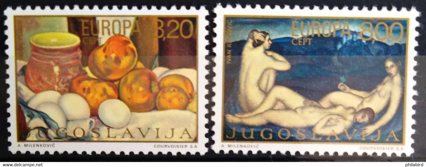 EUROPA 1975 - YOUGOSLAVIE                  N° 1479/1480                       NEUF* - 1975